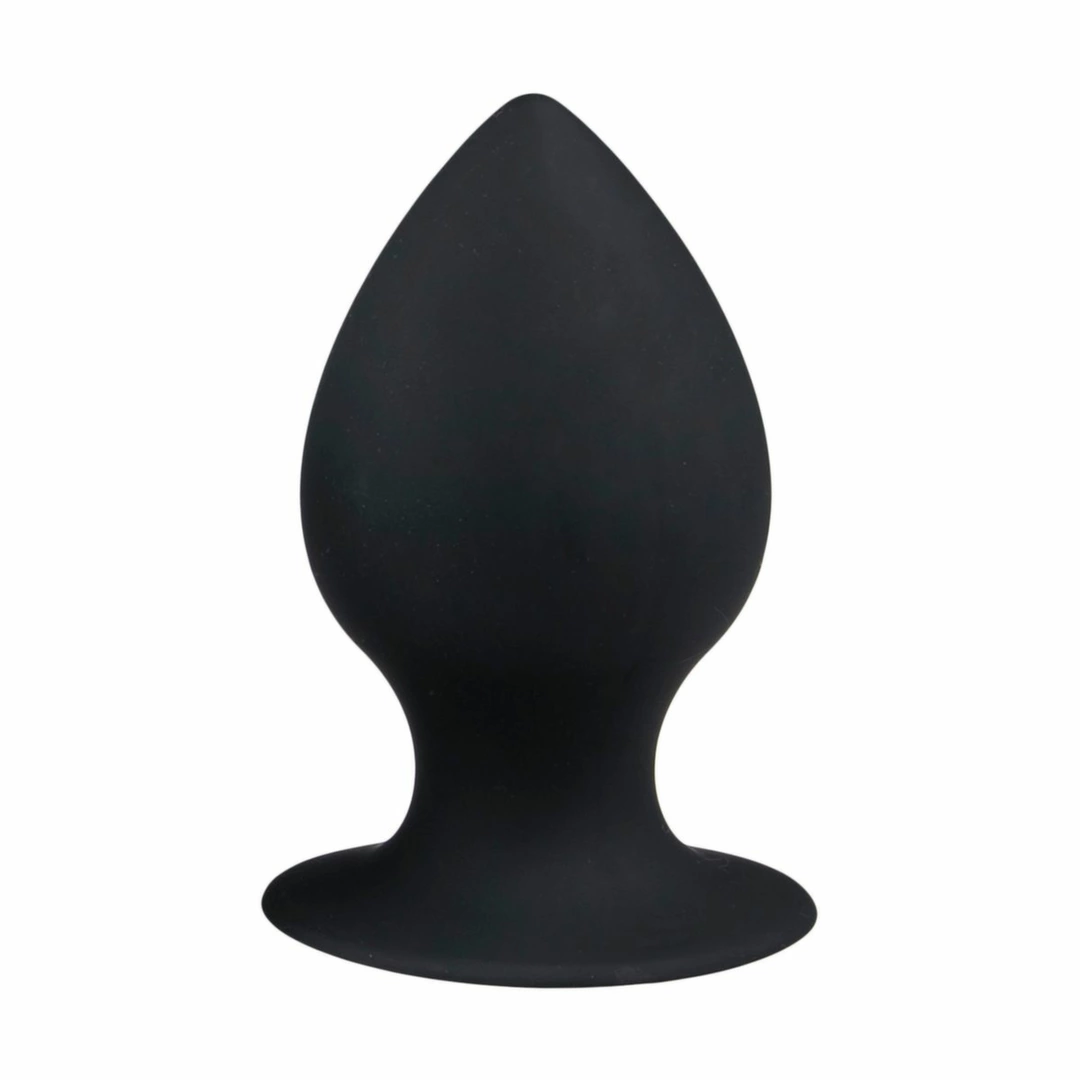 EasyToys Round Plug Black XL - Silicone Intimate Accessory with Suction Base - Asu ja Lelu
