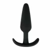EasyToys Silicone Intimate Plug L Black - Ergonomic Flexible Design - Asu ja Lelu