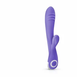 Alternative view of Fane Rabbit Intimate Device Rechargeable Silicone Pink 10 Modes LED