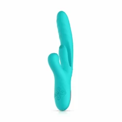 Alternative view of Good Vibes Only Lisa Dual-Action Thrusting Stimulator Pink Silicone