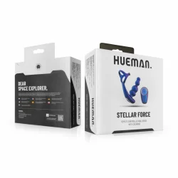 Alternative view of Hueman Stellar Force Vibrating Plug & Dual Ring System, 10 Modes