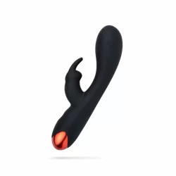 Alternative view of Lieberte Beate Dual Action Silicone Intimate Device, Pink, USB Rechargeable