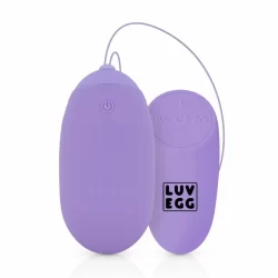 Easytoys Luv Egg XL Purple - Remote-Controlled Silicone Intimate Device