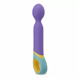 Base Wand Vibrator - Multicolor, 11 Vibration Modes, Flexible Head