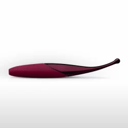 Alternative view of Svakom Senzi Precision Vibrator Deep Pink - 12 Modes, Waterproof USB
