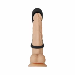 Alternative view of Evolved Cock Armor Rechargeable Silicone Vibrating Ring Black