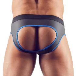 NEK Men's Jock S Neoprene Effect Shiny Black Polyurethane Finish - Asu ja Lelu