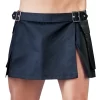 Svenjoyment Gladiator Men's Skirt S/M Black with Buckles & Pockets - Asu ja Lelu