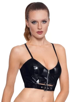 Black Level Vinyl Top XS with Adjustable Buckle Strap, Shiny Finish