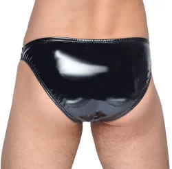 Alternative view of Black Level Vinyl Briefs Showmaster - Shiny Black, Bi-Elastic Finish