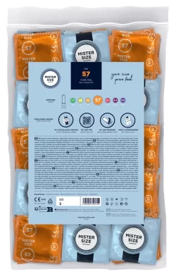 Alternative view of Mister Size 57mm - Ultra-Thin Vegan Latex Condoms, 100-Pack