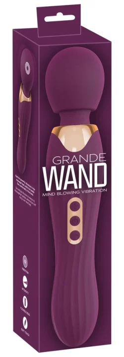You2Toys Grande Wand Purple - Powerful Rechargeable Massage Device 29.3cm