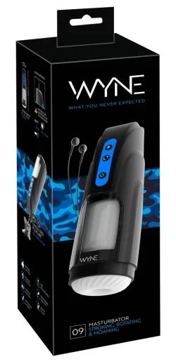 WYNE Intimate Device 09 with Rotating Sleeve and Audio System, 28.9 cm