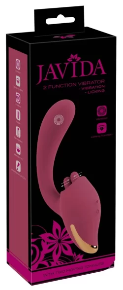 Javida 2 Function Intimate Device with Vibration & Licking System - Asu ja Lelu