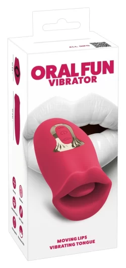 You2Toys Oral Fun Vibrator Moving Lips Silicone Pink 13cm