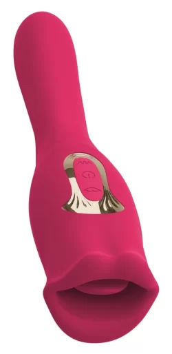 Alternative view of You2Toys Oral Fun Vibrator L Dual-Ended Moving Lips Pink 22.2cm