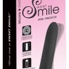 Sweet Smile Mini Vibrator Black 10-Mode Silicone Compact USB 12cm