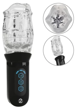 Alternative view of STROKER Rotating Intimate Machine Clear 360Â° Multi-Speed, Rechargeable