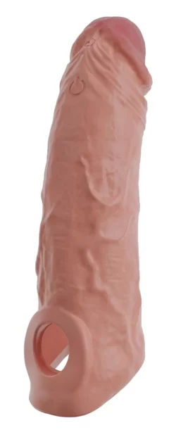 Alternative view of Realistixxx RealSleeve Vibrating Extension 20 cm Liquid Silicone