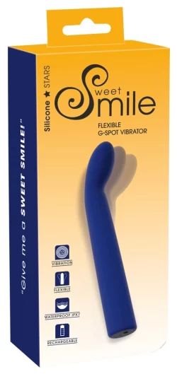 Sweet Smile Flexible G-Spot Vibrator 12 Modes Waterproof Silicone 18.6cm