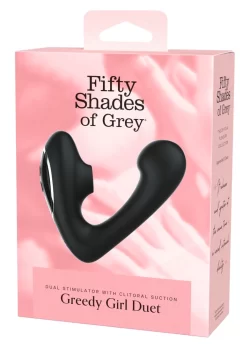 Fifty Shades of Grey Greedy Girl Duet Dual-Action Silicone Device 14cm