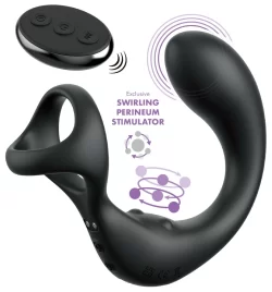 Alternative view of Anal Fantasy Elite Ass-Gasm Taint-Alizer Black Intimate System 14cm