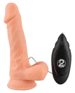 Alternative view of Realistixxx Real Nice Guy Vibrating Model with Suction Cup 18 cm Beige