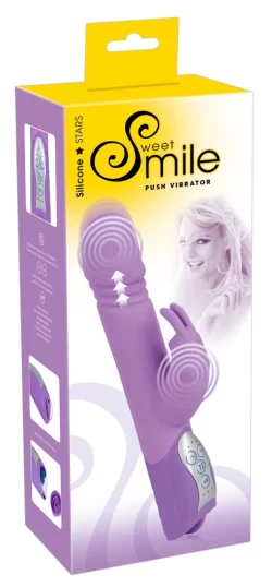 Sweet Smile Push Vibrator Purple Rabbit Model - Asu ja Lelu