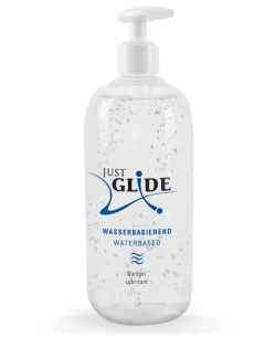 Just Glide Waterbased Lubricant 500 ml - Vegan, Universal Formula