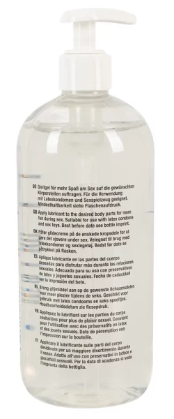 Alternative view of Just Glide Waterbased Lubricant 500 ml - Vegan, Universal Formula