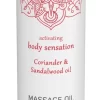 Shiatsu Sensual Warming Massage Oil Coriander 100ml - Skin Care Formula - Asu ja Lelu