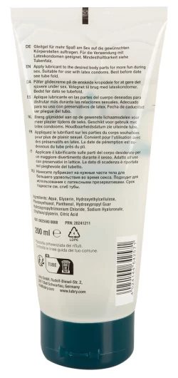 Alternative view of Just Glide Premium Water-Based Gel 200 ml with Hyaluronic Acid & Panthenol