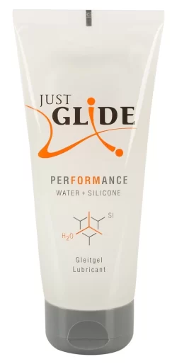 Just Glide Performance Lubricant 200ml - Water-based & Silicone Hybrid
