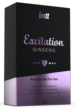 intt Excitation Ginseng Gel 15ml - Botanical Intimate Enhancer for Women