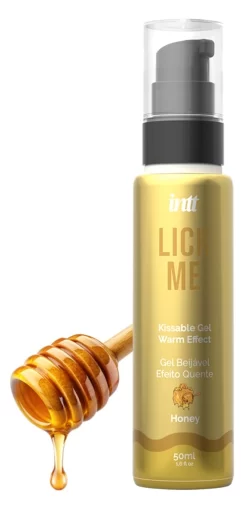 intt Lick Me Honey Edible Gel 50ml with Warming Effect and Honey Aroma