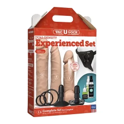 Alternative view of Doc Johnson Vac-U-Lock Dual Density ULTRASKYN Advanced Toy Set 8-10â€