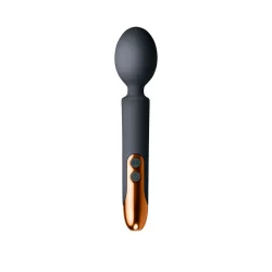 Rocks-Off Oriel Rechargeable Massage Wand Flexible Waterproof Black