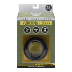 Alternative view of Rev Flex Black Vibrating Ring - Dual Engine, Adjustable Fit, Rechargeable