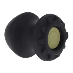 Oxballs Kum Keeper Medium Black - Silicone Plug with Removable Stopper