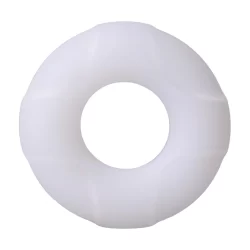 Rock Solid Lifesaver Silicone Support Ring - Ultra-Smooth, Flexible, Black