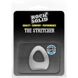 Alternative view of Rock Solid The Stretcher Dual Function Silicone Ring Black