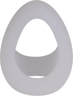 Rock Solid The Stretcher Dual Function Silicone Ring Black