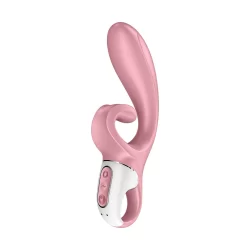 Satisfyer Hug Me Intimate Dual Motor Silicone System Pink Bluetooth