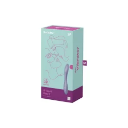 Alternative view of Satisfyer G-Spot Flex 2 Flexible Dual Motor Silicone Massager, Purple