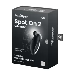 Alternative view of Satisfyer Spot On 2 Black - Lay-On Vibrator, Flexible Silicone, 12 Modes