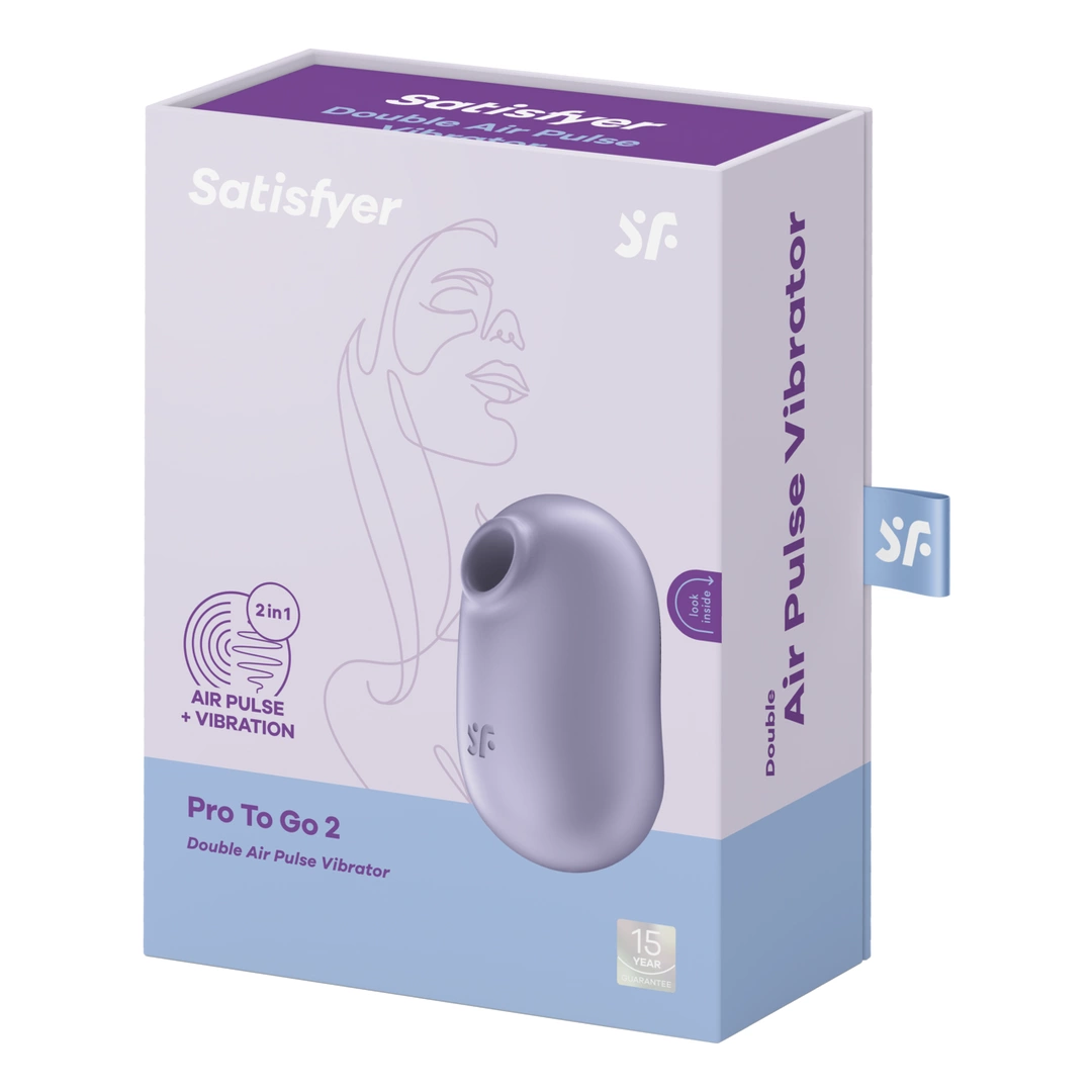 Satisfyer Pro To Go 2 - Kompaktowy model z podwojnÄ… pulsacjÄ… powietrza - Asu ja Lelu