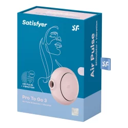 Alternative view of Satisfyer Pro To Go 3 Air Pulse Intimate Device, Compact & Waterproof