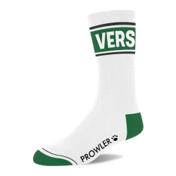Prowler Vers Socks White/Green - Comfort Cotton Ankle Socks