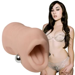 Doc Johnson Sasha Grey Vibrating Deep Throat Sucker ULTRASKYN, 7-Function