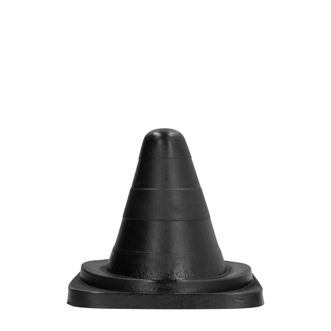 All Black 19 cm Intimate Silicone Plug - Ergonomic Large Model - Asu ja Lelu